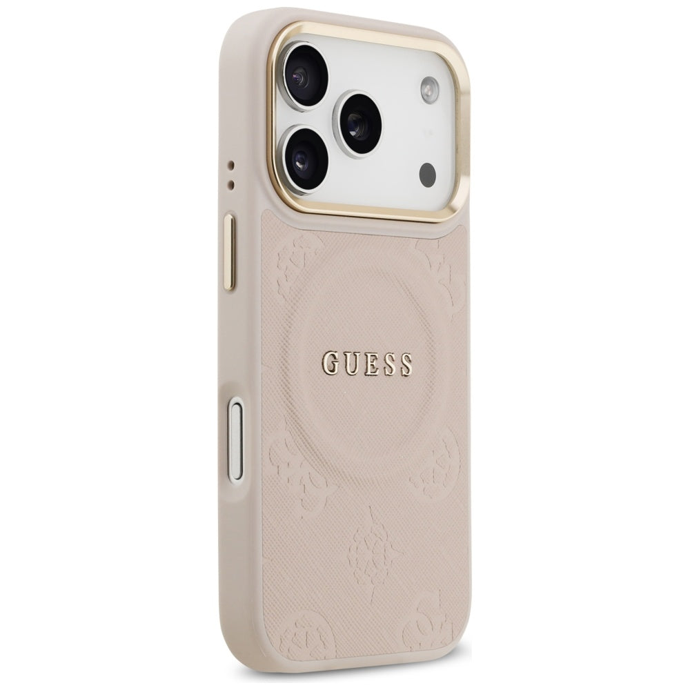 MagSafe futrola za Apple iPhone 17 Pro, Guess, Peony Hot Stamp, Roza