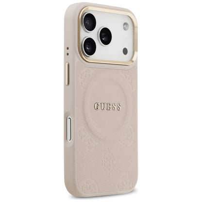 MagSafe futrola za Apple iPhone 17 Pro, Guess, Peony Hot Stamp, Roza