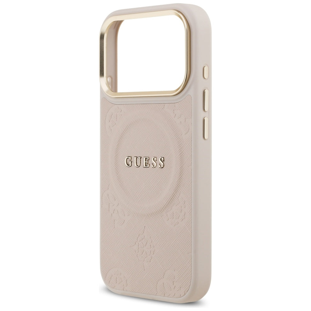 MagSafe futrola za Apple iPhone 17 Pro, Guess, Peony Hot Stamp, Roza