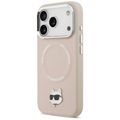 Futrola MagSafe za Apple iPhone 17 Pro, Karl Lagerfeld, Choupette Pin, Roza