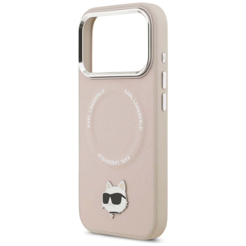 Futrola MagSafe za Apple iPhone 17 Pro, Karl Lagerfeld, Choupette Pin, Roza