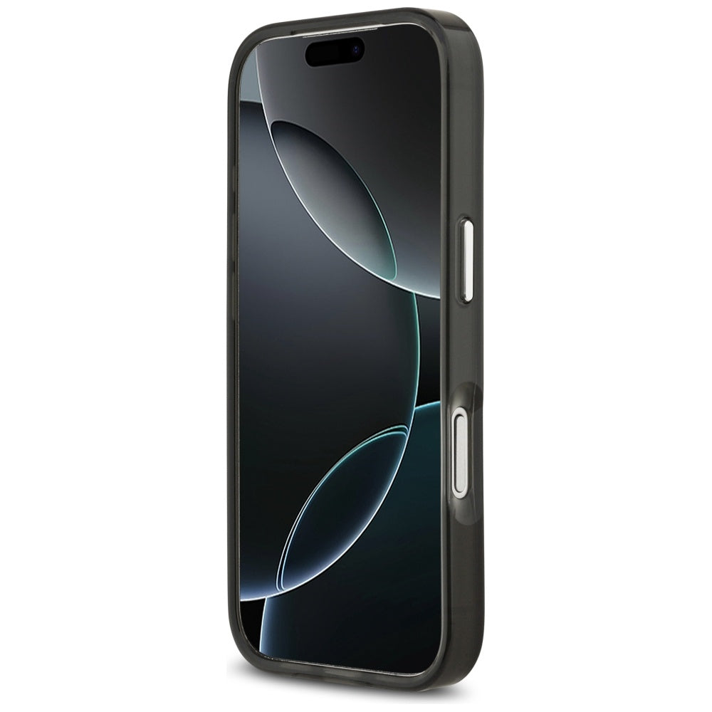 Futrola MagSafe za Apple iPhone 17 Pro, Karl Lagerfeld, IML Aquarelle Karl Ikonik, Crna