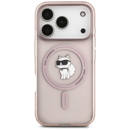 Futrola MagSafe za Apple iPhone 17 Pro, Karl Lagerfeld, IML Choupette, Roza