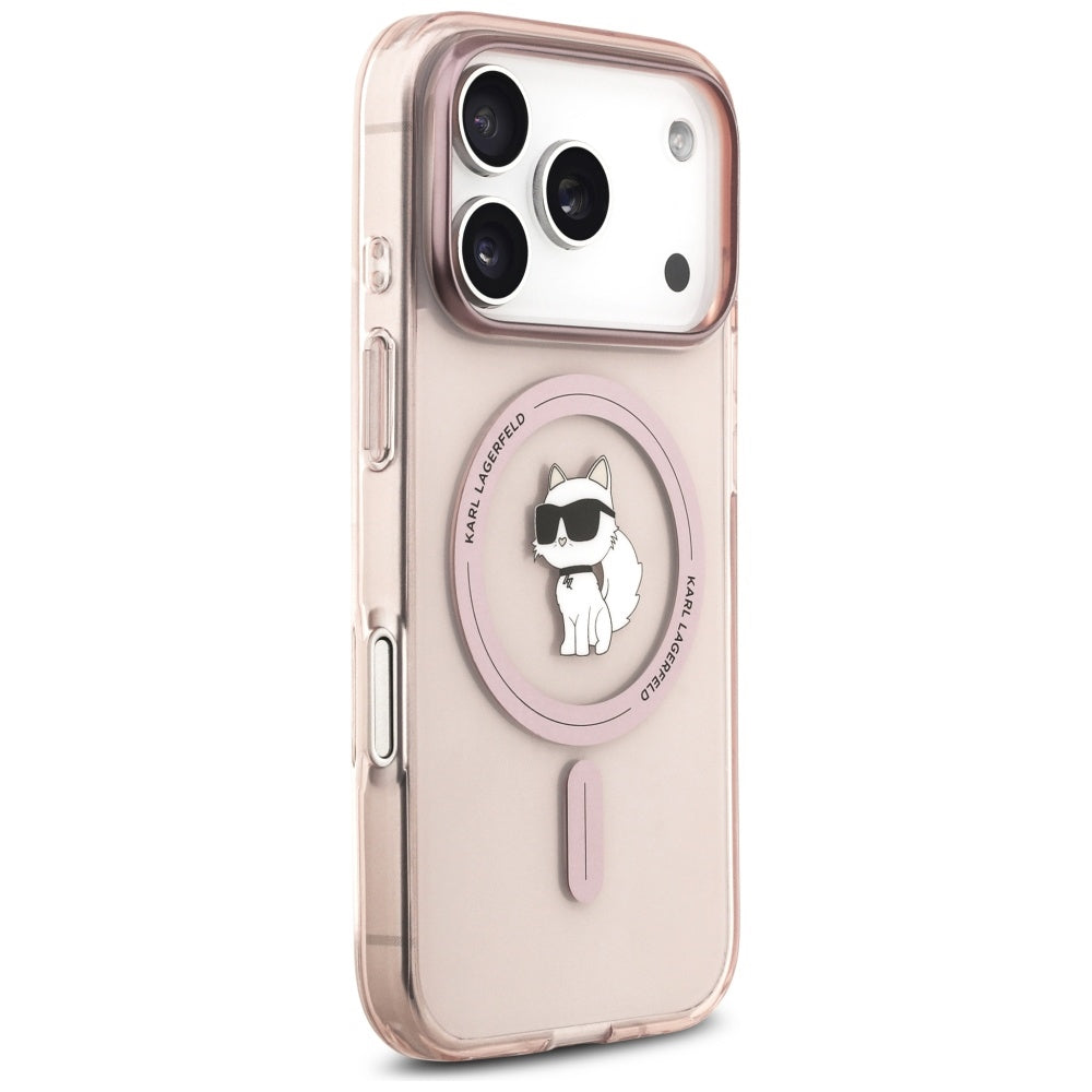 Futrola MagSafe za Apple iPhone 17 Pro, Karl Lagerfeld, IML Choupette, Roza