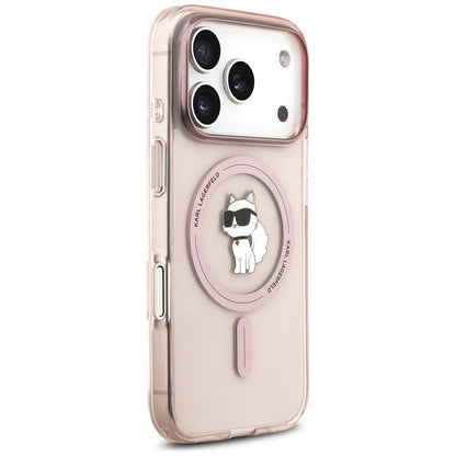 Futrola MagSafe za Apple iPhone 17 Pro, Karl Lagerfeld, IML Choupette, Roza