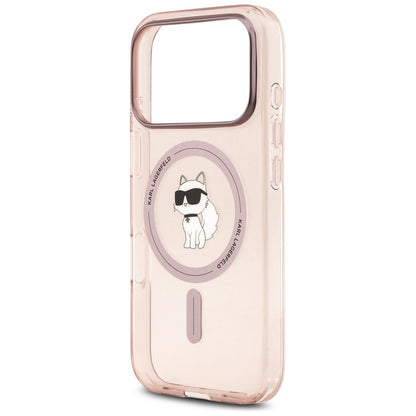 Futrola MagSafe za Apple iPhone 17 Pro, Karl Lagerfeld, IML Choupette, Roza