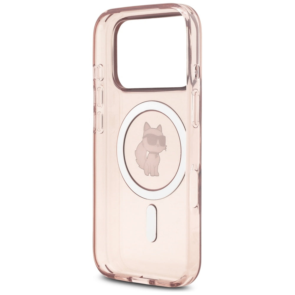 Futrola MagSafe za Apple iPhone 17 Pro, Karl Lagerfeld, IML Choupette, Roza