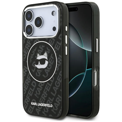 MagSafe futrola za Apple iPhone 17 Pro, Karl Lagerfeld, IML Choupette`s Head, Crna