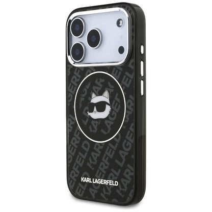 MagSafe futrola za Apple iPhone 17 Pro, Karl Lagerfeld, IML Choupette`s Head, Crna