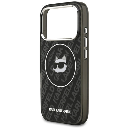 MagSafe futrola za Apple iPhone 17 Pro, Karl Lagerfeld, IML Choupette`s Head, Crna