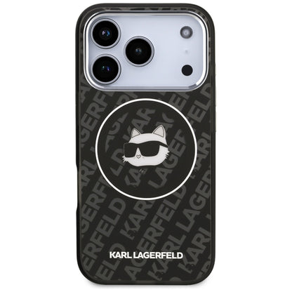MagSafe futrola za Apple iPhone 17 Pro, Karl Lagerfeld, IML Choupette`s Head, Crna