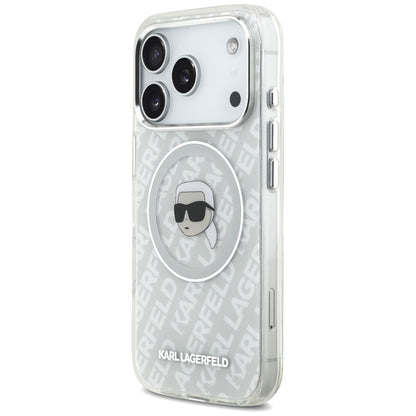 MagSafe torbica za Apple iPhone 17 Pro, Karl Lagerfeld, IML Karl`s Head, Siva