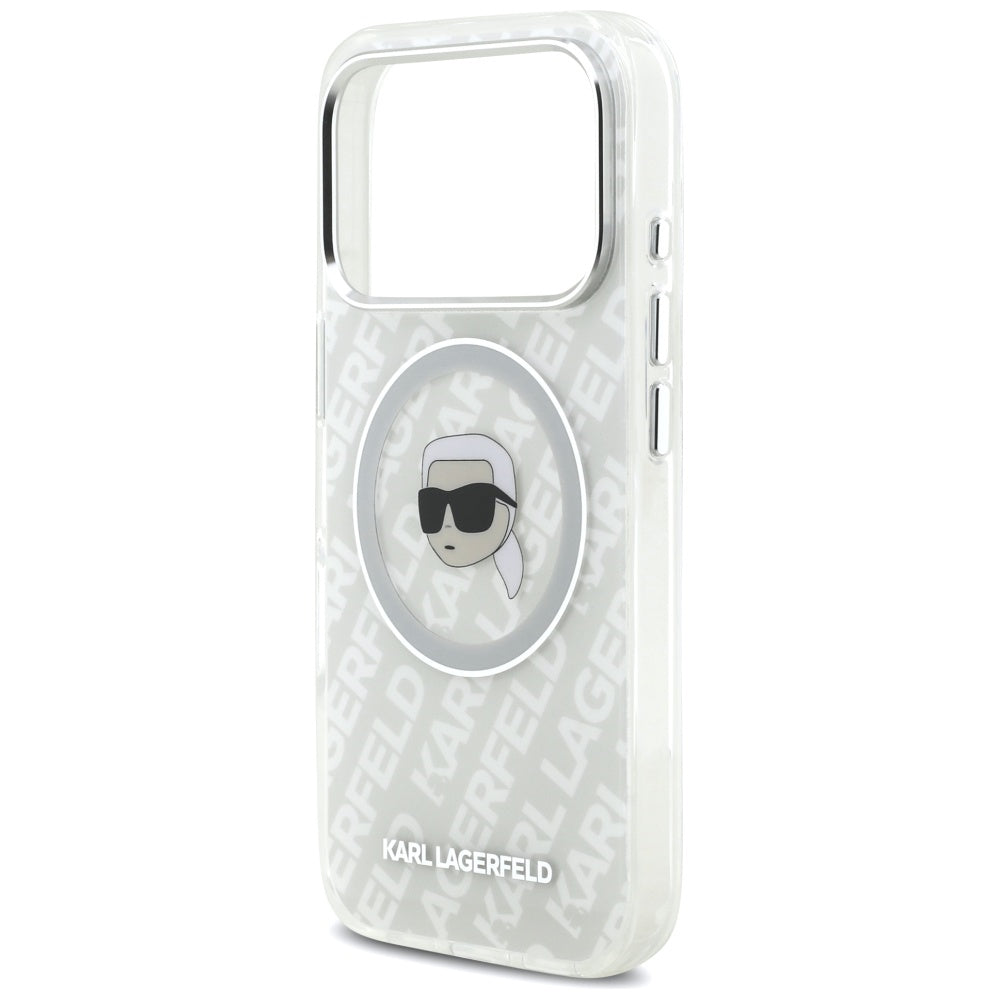 MagSafe torbica za Apple iPhone 17 Pro, Karl Lagerfeld, IML Karl`s Head, Siva