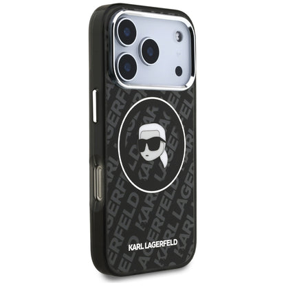 Futrola MagSafe za Apple iPhone 17 Pro, Karl Lagerfeld, IML Karl`s Head, Crna