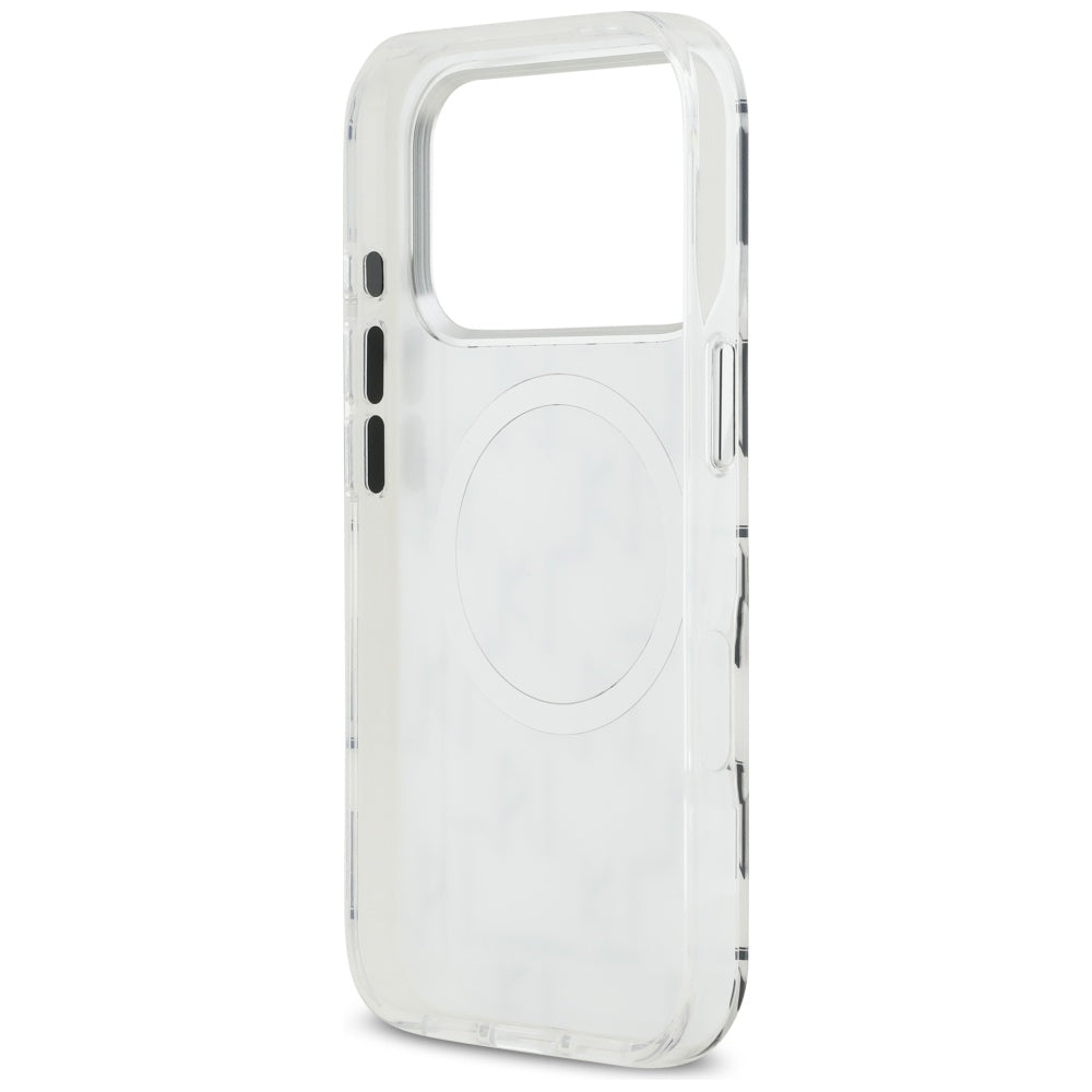 Futrola MagSafe za Apple iPhone 17 Pro, Karl Lagerfeld, IML KL Monogram, Bijela