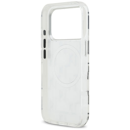 Futrola MagSafe za Apple iPhone 17 Pro, Karl Lagerfeld, IML KL Monogram, Bijela