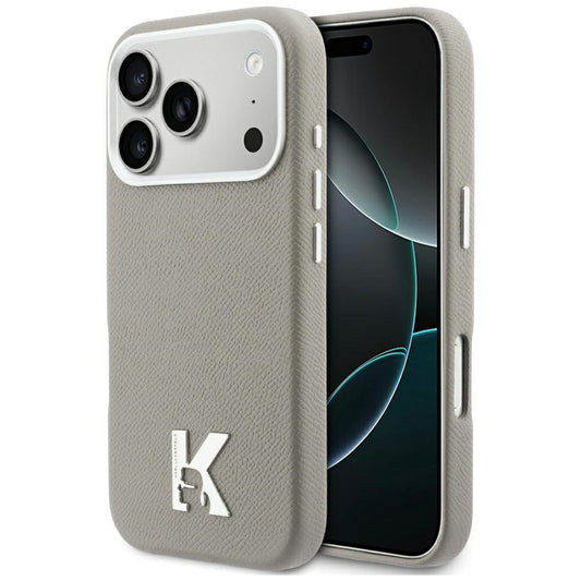 Futrola MagSafe za Apple iPhone 17 Pro, Karl Lagerfeld, Karl Head Logo, Siva