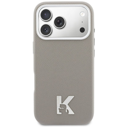 Futrola MagSafe za Apple iPhone 17 Pro, Karl Lagerfeld, Karl Head Logo, Siva