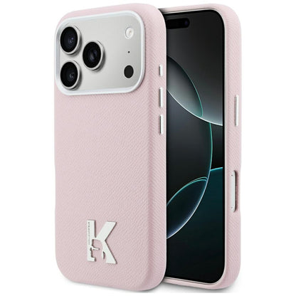 Futrola MagSafe za Apple iPhone 17 Pro, Karl Lagerfeld, Karl Head Logo, Roza