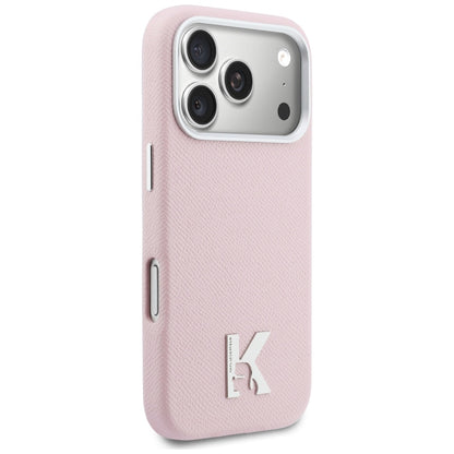 Futrola MagSafe za Apple iPhone 17 Pro, Karl Lagerfeld, Karl Head Logo, Roza