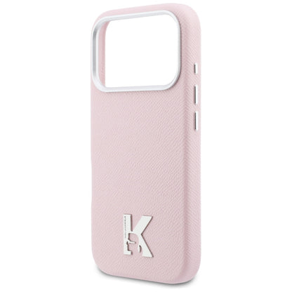 Futrola MagSafe za Apple iPhone 17 Pro, Karl Lagerfeld, Karl Head Logo, Roza