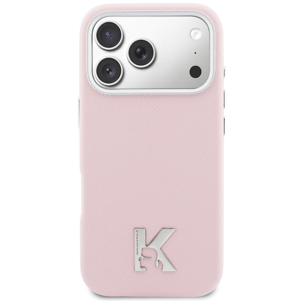 Futrola MagSafe za Apple iPhone 17 Pro, Karl Lagerfeld, Karl Head Logo, Roza