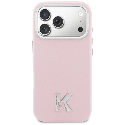 Futrola MagSafe za Apple iPhone 17 Pro, Karl Lagerfeld, Karl Head Logo, Roza