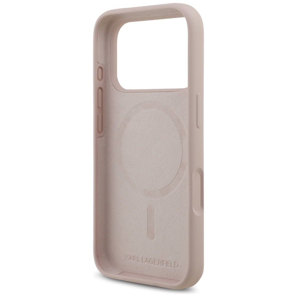 Futrola MagSafe za Apple iPhone 17 Pro, Karl Lagerfeld, Ring Karl & Choupette, Roza