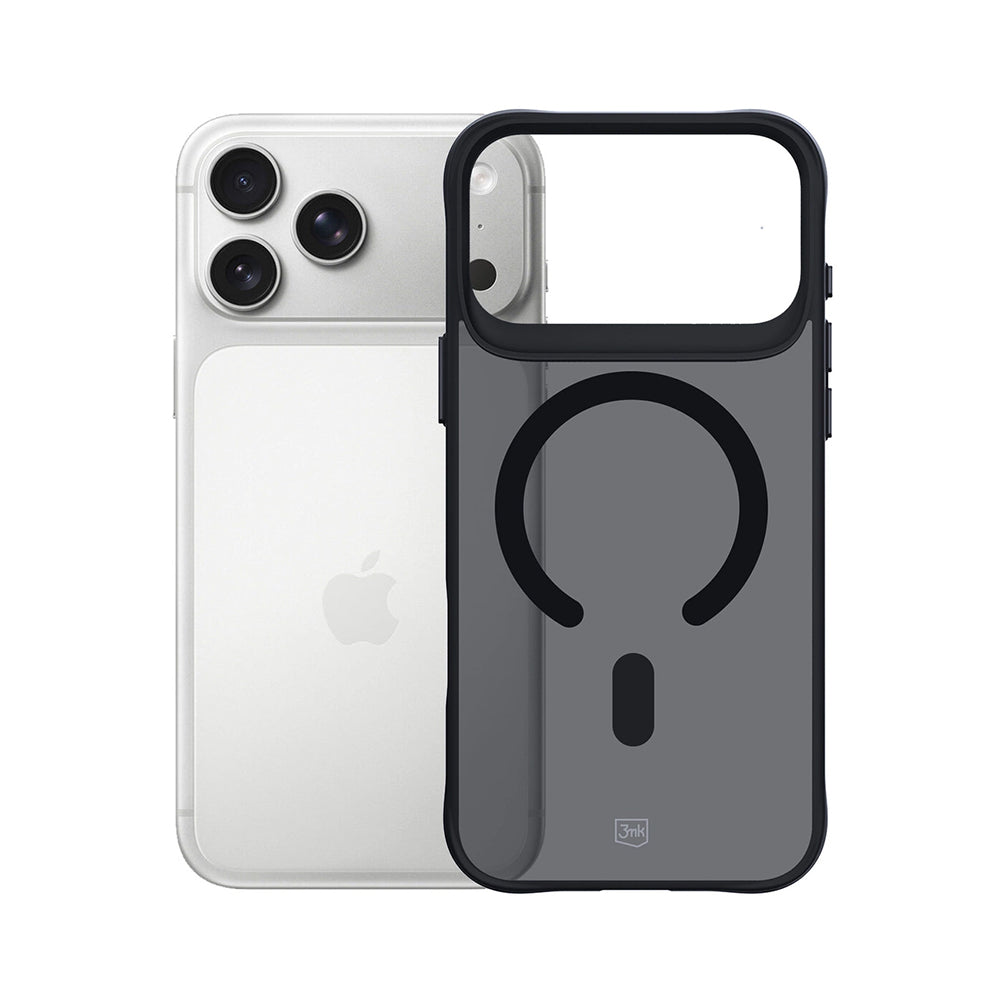MagSafe futrola za Apple iPhone 17 Pro Max, 3MK, Smoke MagCase, Crna