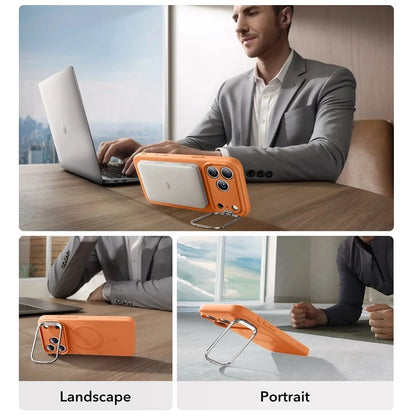 Futrola MagSafe za Apple iPhone 17 Pro Max, ESR, Cloud Soft Kickstand, Narančasta