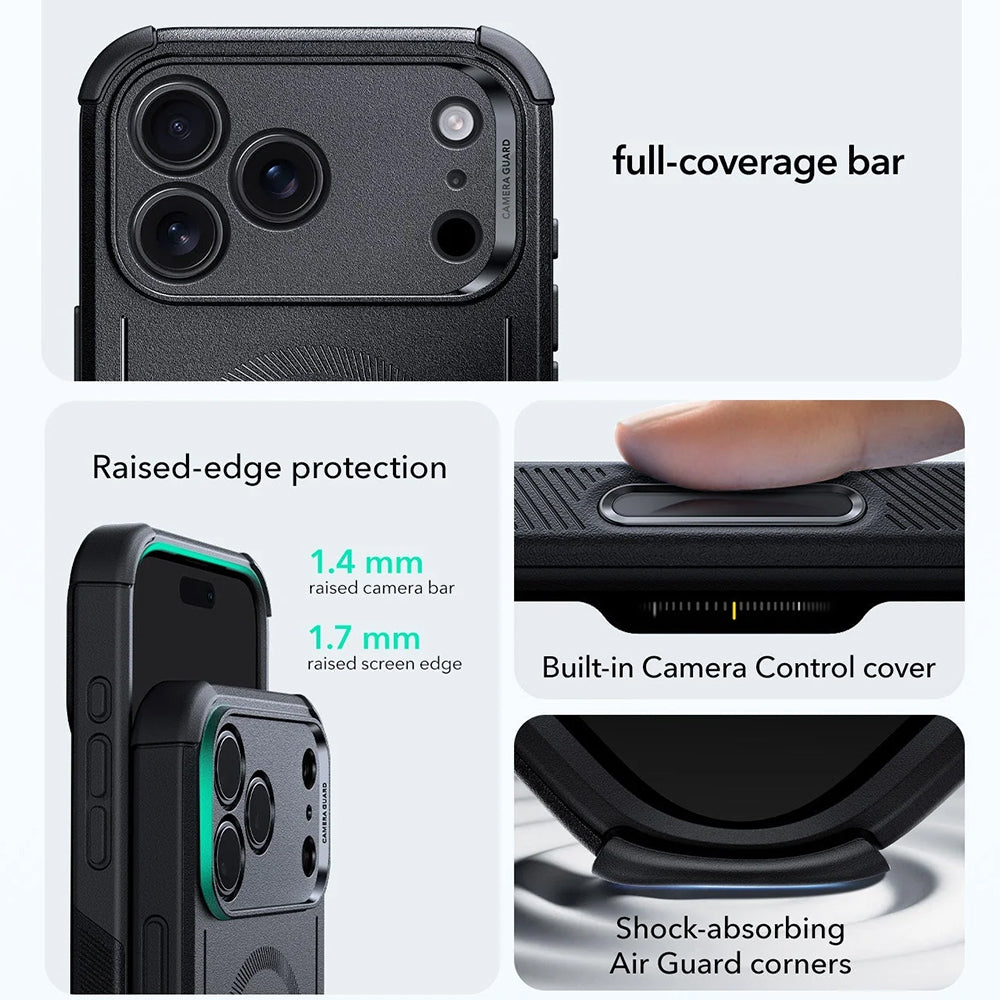 MagSafe futrola za Apple iPhone 17 Pro Max, ESR, Cyber, Crna