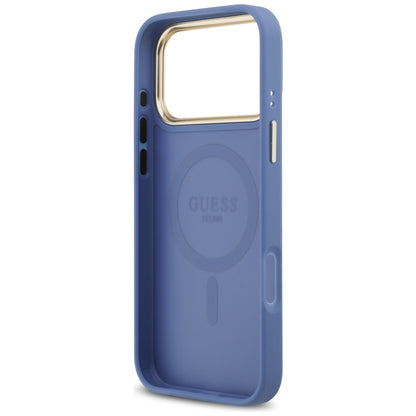 MagSafe futrola za Apple iPhone 17 Pro Max, Guess, 4G Classic, Plava