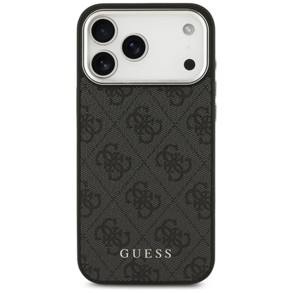 MagSafe futrola za Apple iPhone 17 Pro Max, Guess, 4G Classic Logo, Crna