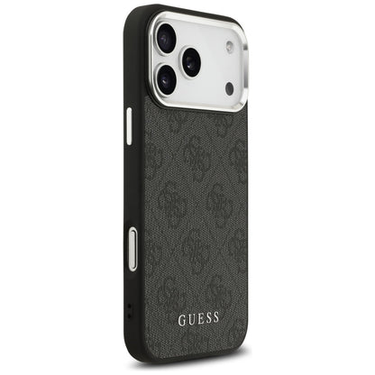 MagSafe futrola za Apple iPhone 17 Pro Max, Guess, 4G Classic Logo, Crna