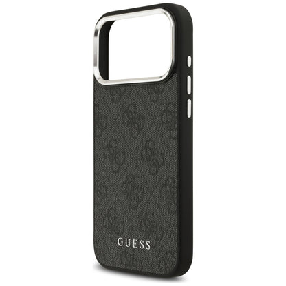 MagSafe futrola za Apple iPhone 17 Pro Max, Guess, 4G Classic Logo, Crna