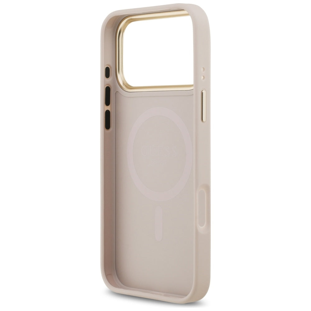 MagSafe futrola za Apple iPhone 17 Pro Max, Guess, 4G Stripe, Roza