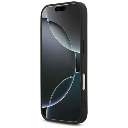 MagSafe futrola za Apple iPhone 17 Pro Max, Guess, 4G Triangle Strass, Crna