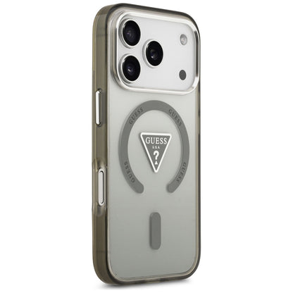 MagSafe futrola za Apple iPhone 17 Pro Max, Guess, IML Gradient Triangle Logo, Kaki