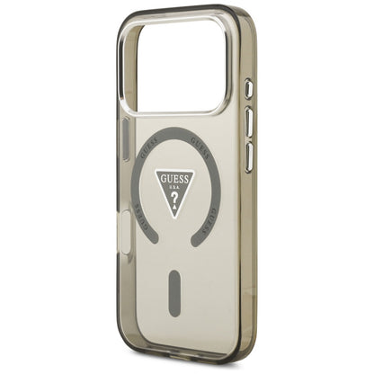 MagSafe futrola za Apple iPhone 17 Pro Max, Guess, IML Gradient Triangle Logo, Kaki