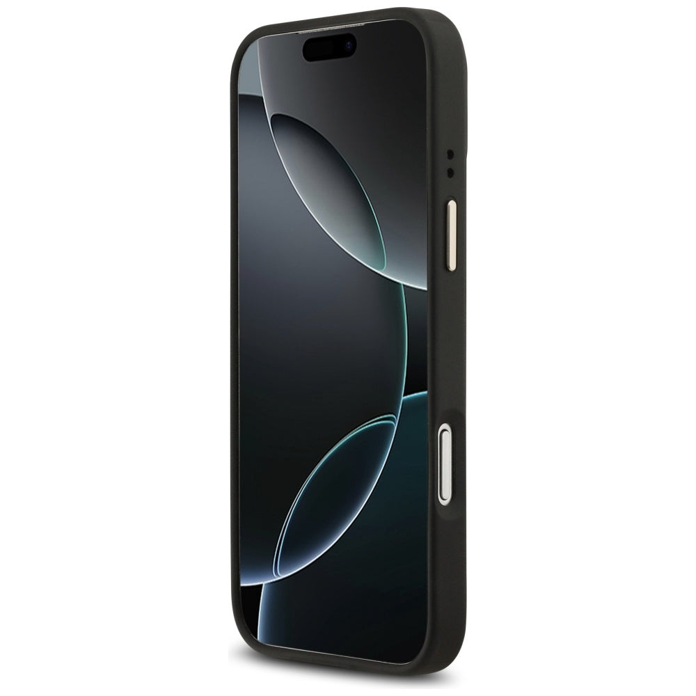 MagSafe futrola za Apple iPhone 17 Pro Max, Guess, Peony Hot Stamp, Crna