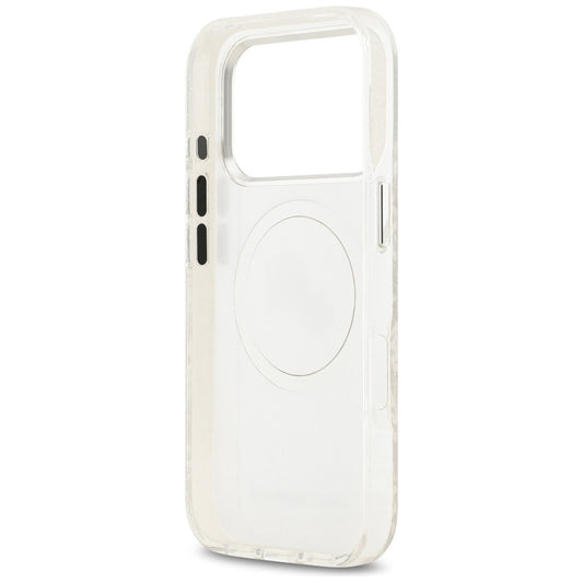 Futrola MagSafe za Apple iPhone 17 Pro Max, Karl Lagerfeld, Glitter Karl & Choupette Head, Bijela