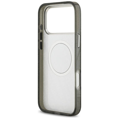 Futrola MagSafe za Apple iPhone 17 Pro Max, Karl Lagerfeld, Glitter Karl & Choupette Head, Crna