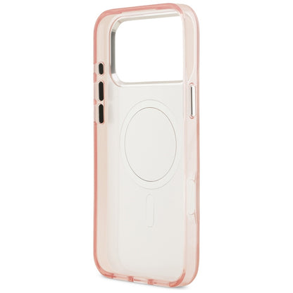 Futrola MagSafe za Apple iPhone 17 Pro Max, Karl Lagerfeld, IML Aquarelle Logo Choupette, Roza