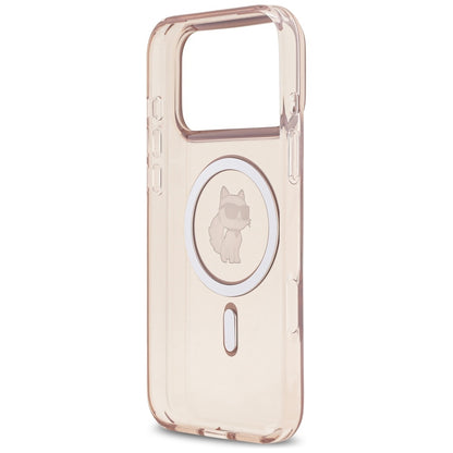 Futrola MagSafe za Apple iPhone 17 Pro Max, Karl Lagerfeld, IML Choupette, Roza