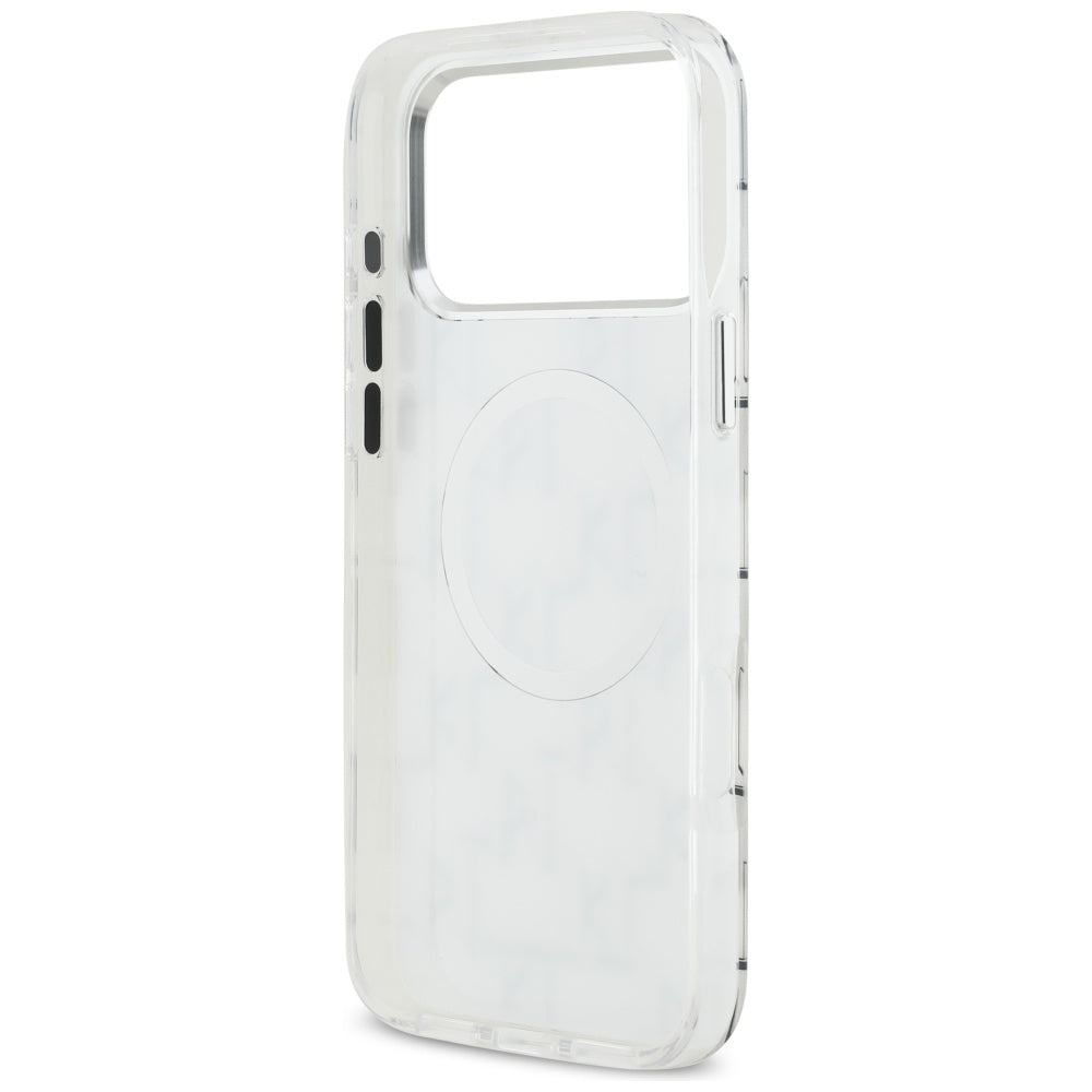 Futrola MagSafe za Apple iPhone 17 Pro Max, Karl Lagerfeld, IML KL Monogram, Bijela