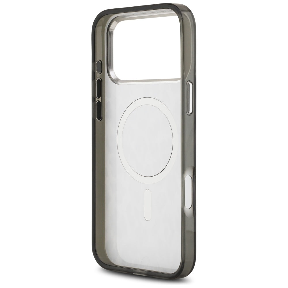 Futrola MagSafe za Apple iPhone 17 Pro Max, Karl Lagerfeld, IML Leopard uzorak, Crna