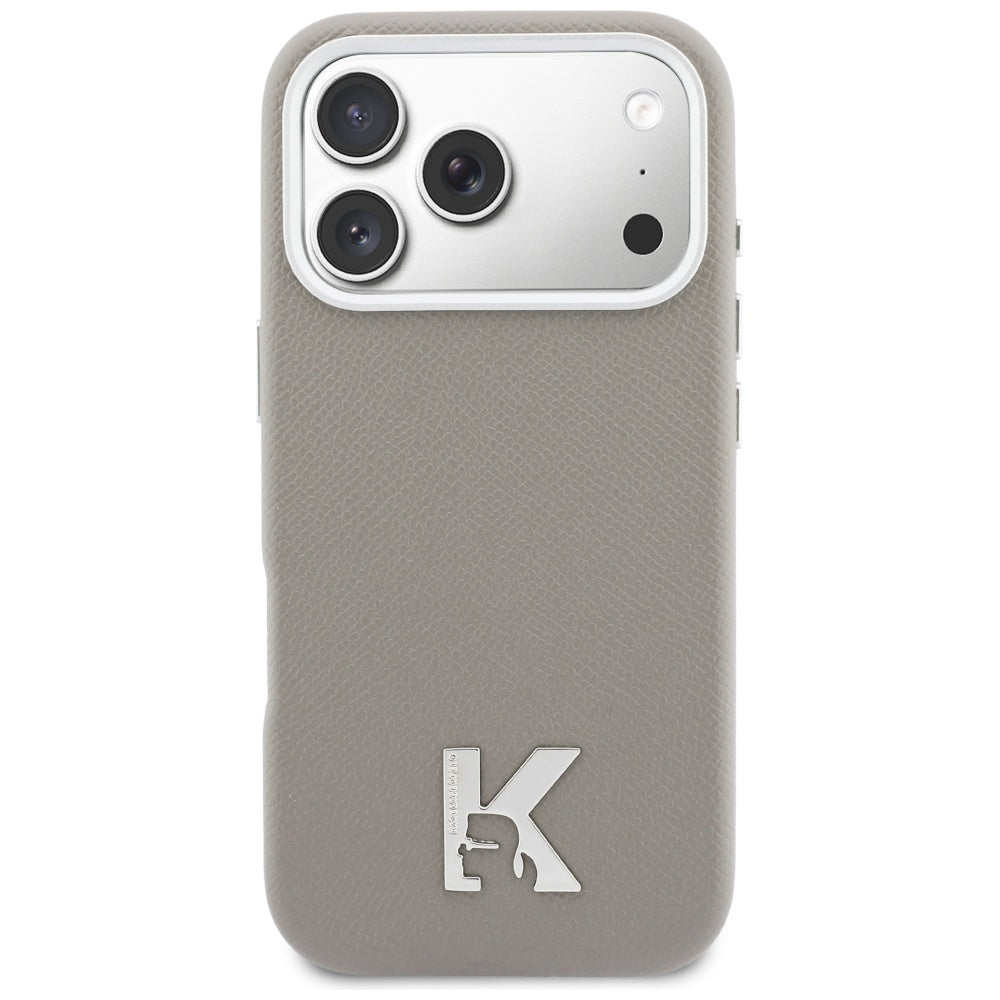 MagSafe futrola za Apple iPhone 17 Pro Max, Karl Lagerfeld, Karl Head Logo, Siva
