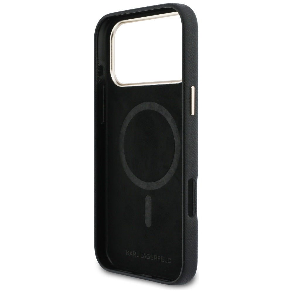 MagSafe futrola za Apple iPhone 17 Pro Max, Karl Lagerfeld, Karl Head Logo, Crna