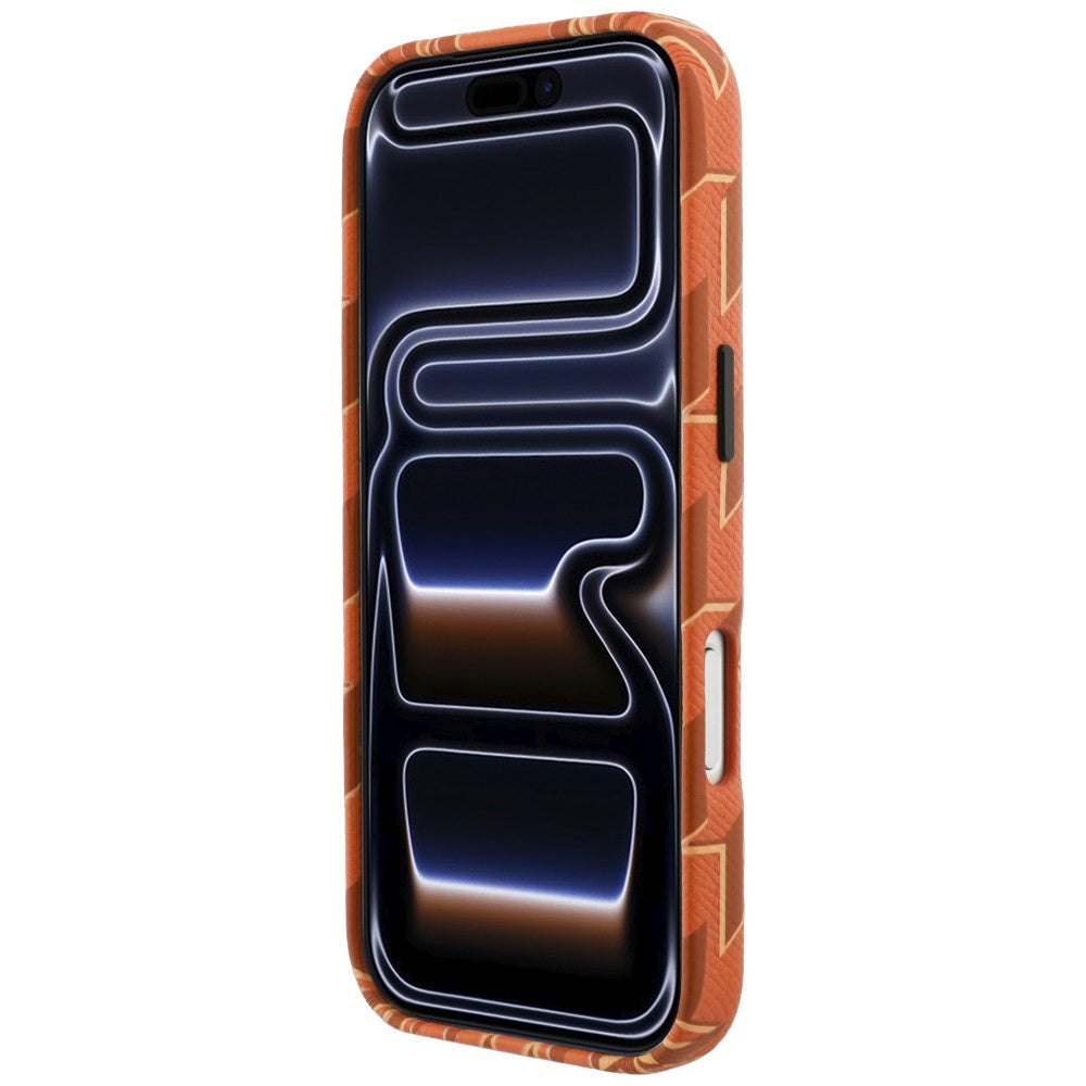 Futrola MagSafe za Apple iPhone 17 Pro Max, Karl Lagerfeld, KL Monogram Logo, Narančasta