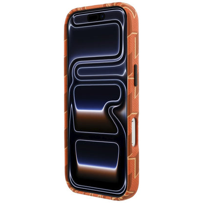 Futrola MagSafe za Apple iPhone 17 Pro Max, Karl Lagerfeld, KL Monogram Logo, Narančasta